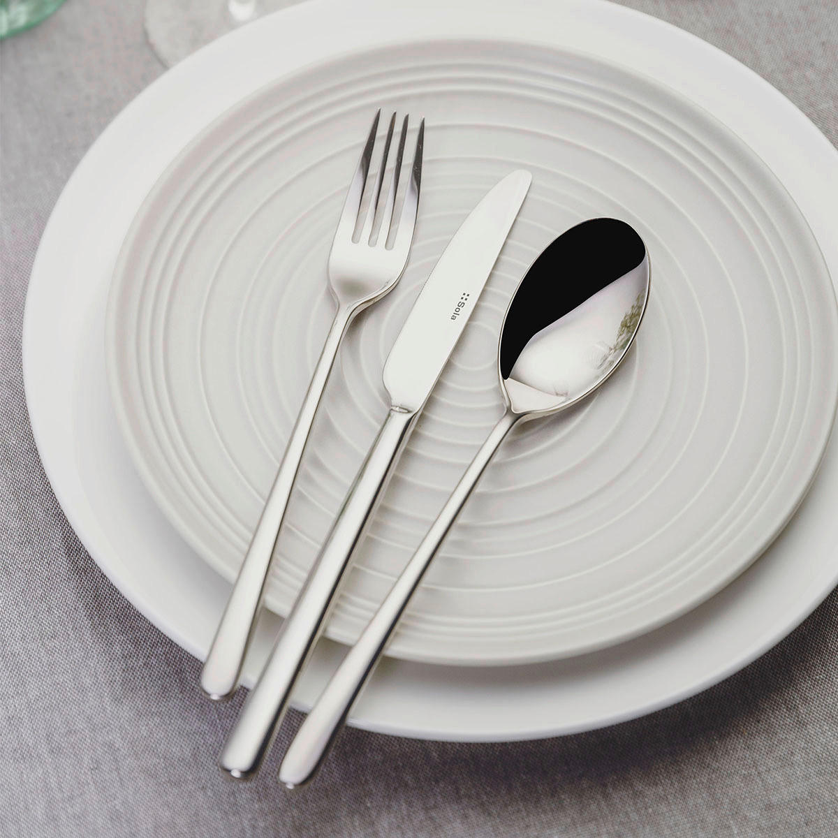 BESTECKSET 42-teilig  Lexington  - Basics, Metall (44/33/5cm) - Sola