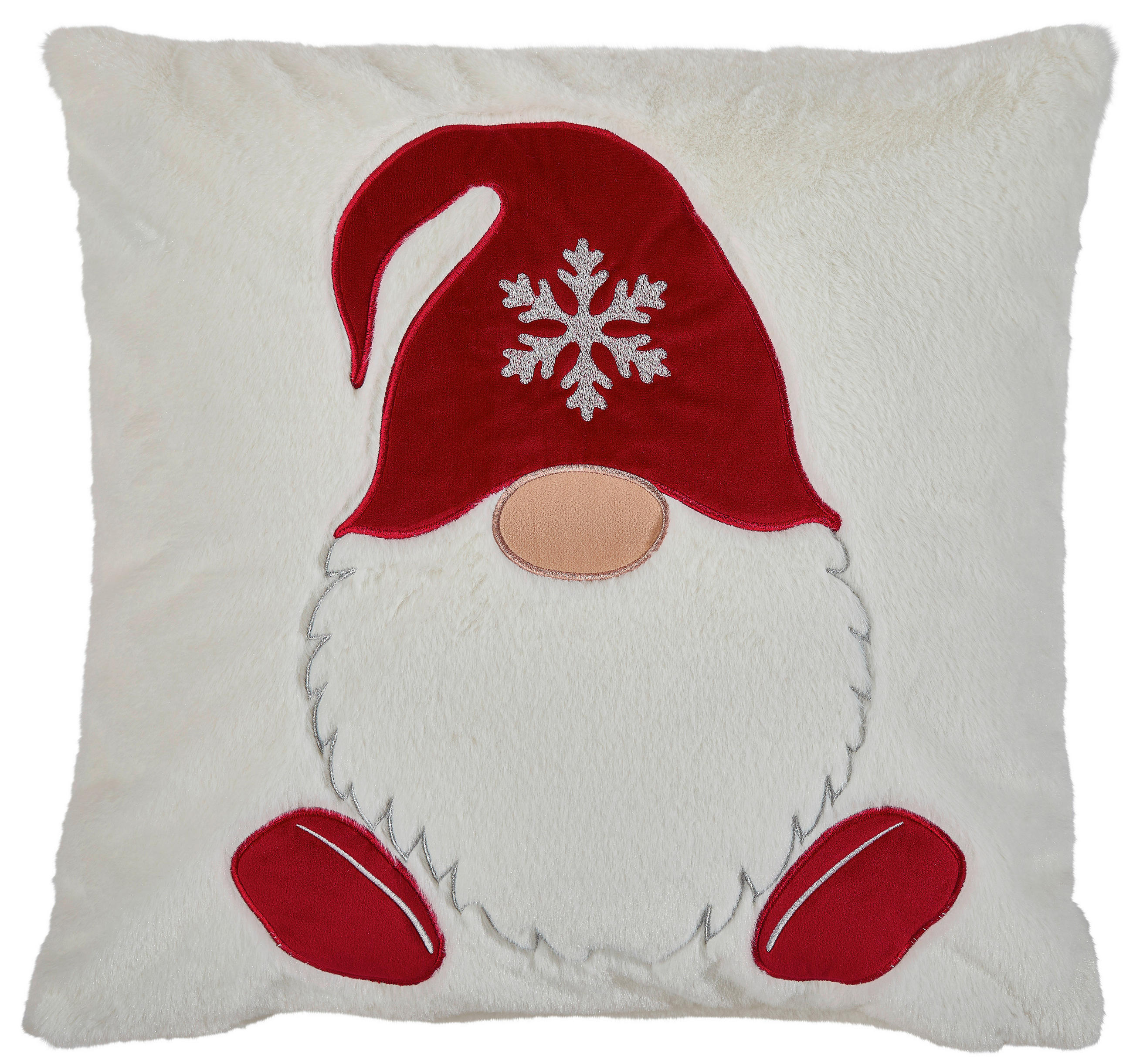 KISSENBEZUG 50/50 cm  - Weiß, Design, Textil (50/50cm) - X-Mas