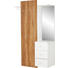 GARDEROBE Eichefarben, Weiß - Eichefarben/Weiß, KONVENTIONELL (115/190/42cm) - Venda