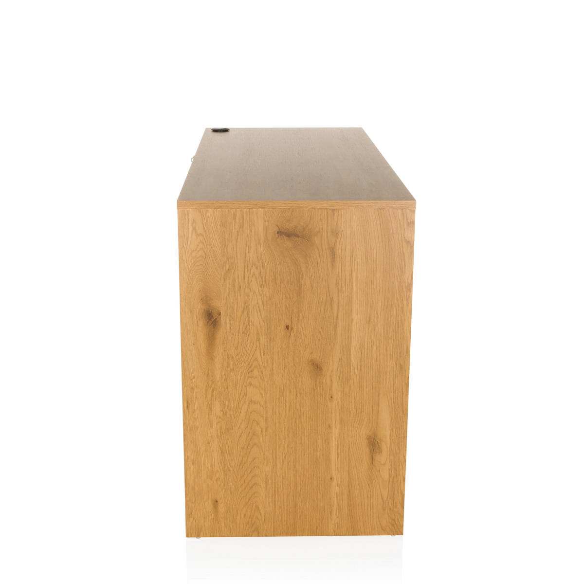 SKRIVBORD  i vit, ekfärgad  - vit/ekfärgad, Modern, trämaterial (120/78/50cm) - MID.YOU