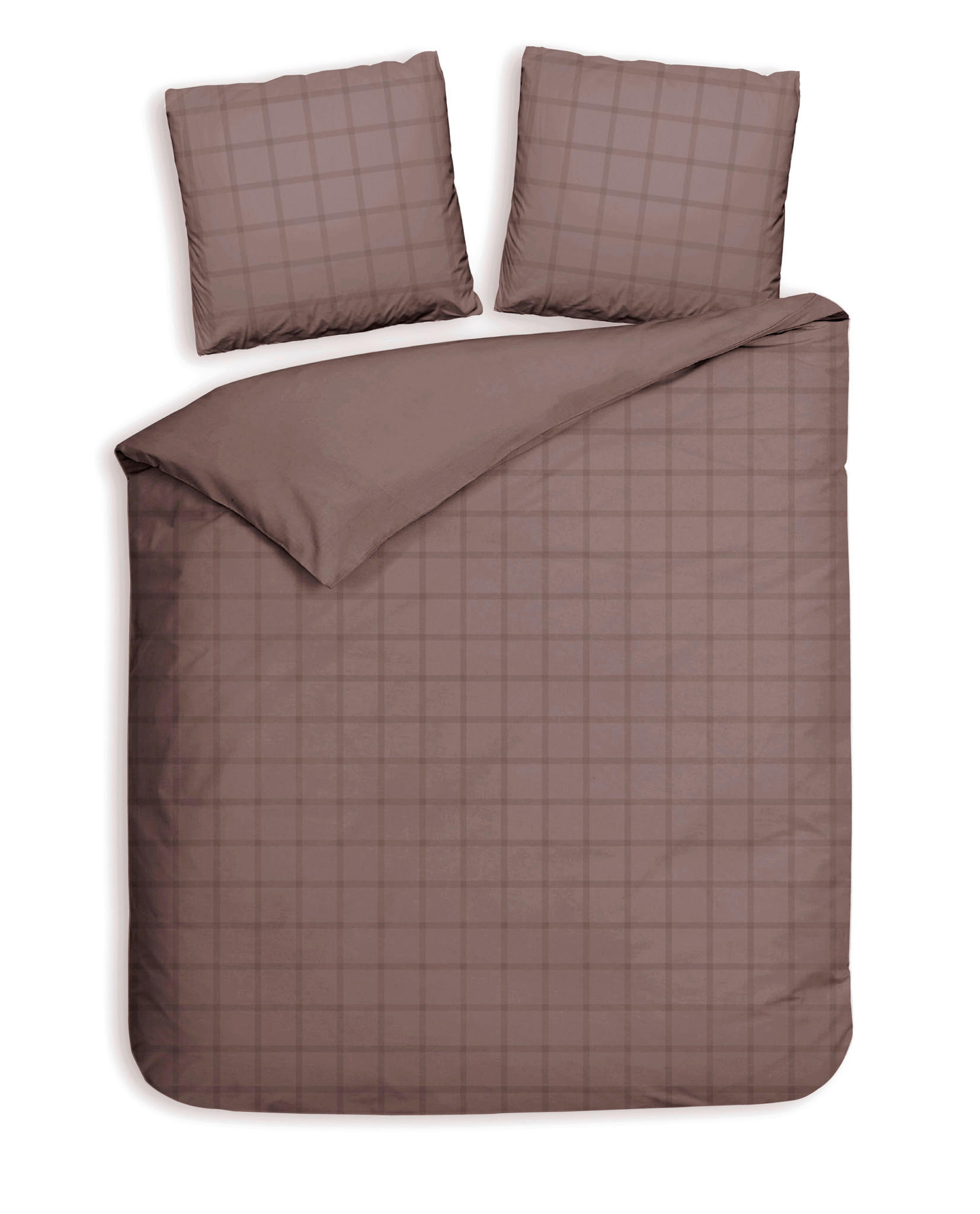 BETTWÄSCHE Diamante Makosatin 200/200 cm  - Dunkelrosa, Basics, Textil (200/200cm)
