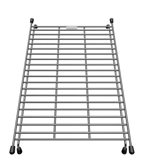 GESCHIRRABTROPFKORB   - Edelstahlfarben, Basics, Metall (25,2/1,8/38,4cm) - Blanco