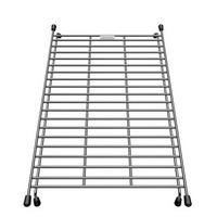 GESCHIRRABTROPFKORB   - Edelstahlfarben, Basics, Metall (25,2/1,8/38,4cm) - Blanco