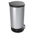 ABFALLEIMER 30 l - Silberfarben, Basics, Kunststoff (35,7/30,2/59,2cm) - Rotho ABFALLEIMER 30 l - Silberfarben, Basics, Kunststoff (35,7/30,2/59,2cm) - Rotho