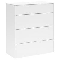 KOMMODE Riverside, 82/97/42 cm, 4 Schublade(n)  - Schwarz/Weiß, Design, Holzwerkstoff/Kunststoff (82/97/42cm) - SetOne by Musterring