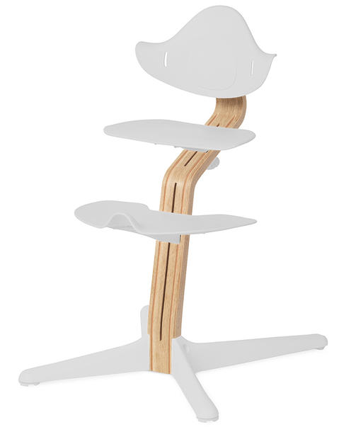 STOKKE NOMI STUHL  - Buchefarben/Weiß, Trend, Holz (52/59/83,5cm) - Stokke