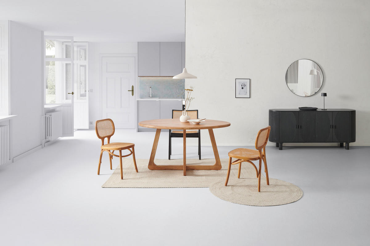 ESSTISCH in Holz   - Naturfarben, Modern, Holz (145/75,5/100cm) - MID.YOU
