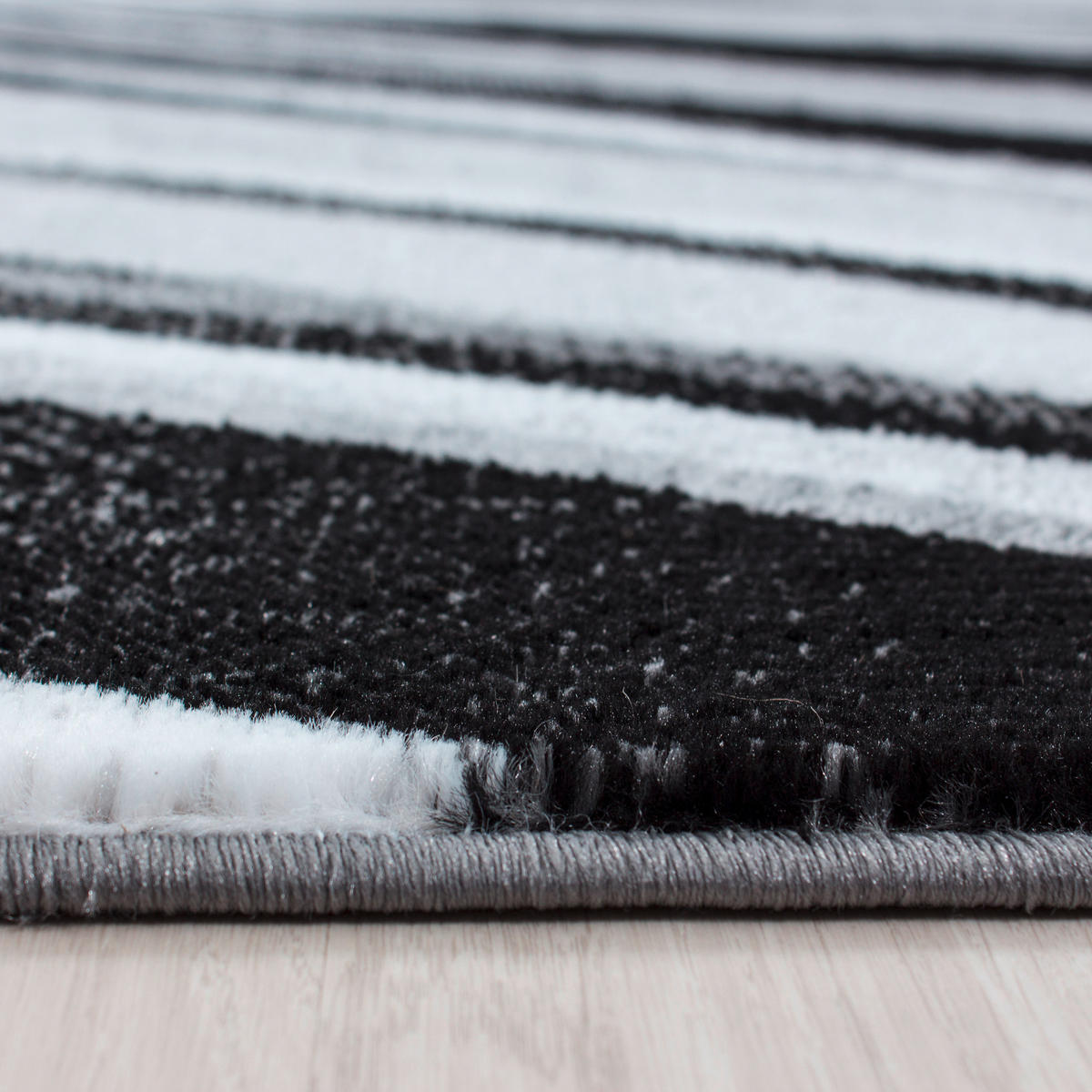 FLACHWEBETEPPICH 280/370 cm Parma Schwarz  - Schwarz, Design, Textil (280/370cm) - Novel