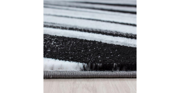 FLACHWEBETEPPICH 140/200 cm Parma Schwarz - Schwarz, Design, Textil (140/200cm) - Novel