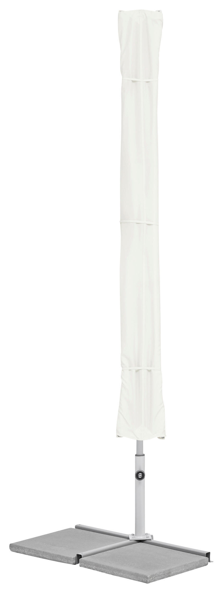 Thumbnail - Suncomfort by Glatz Sonnenschirm, Ecru, Metall, 195x140 cm, höhenverstellbar, lichtecht, regenabweisend, geeignet für Ba...