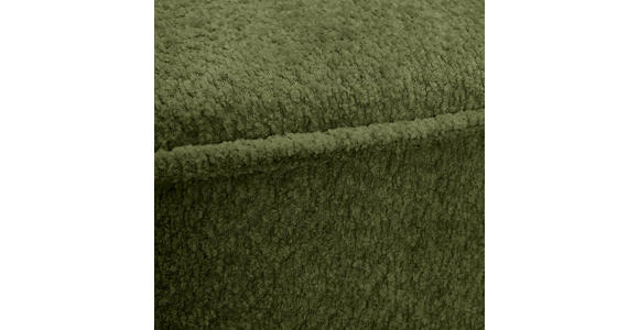 ECKSOFA  in Chenille Olivgrün  - Schwarz/Olivgrün, KONVENTIONELL, Kunststoff/Textil (233/193cm) - Carryhome