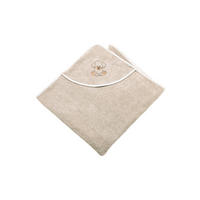  PEŠKIR SA KAPULJAČOM  100/100 cm   boja peska  - boja peska, Osnovno, tekstil (100/100cm) - Sterntaler