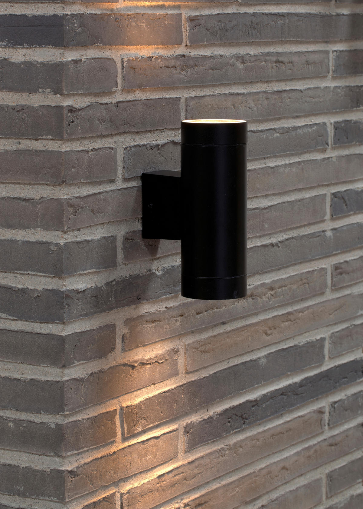 AUßENWANDLEUCHTE 7,6/19 cm   - Schwarz, Design, Metall (7,6/19cm) - Nordlux