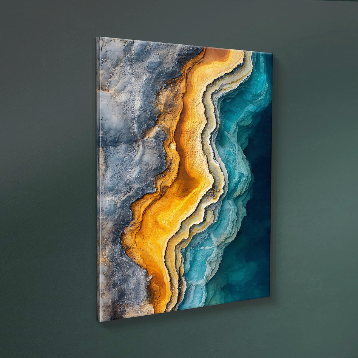 LEINWANDBILD Abstraktes 60/80 cm  - Multicolor, Basics, Holz/Textil (60/80cm)