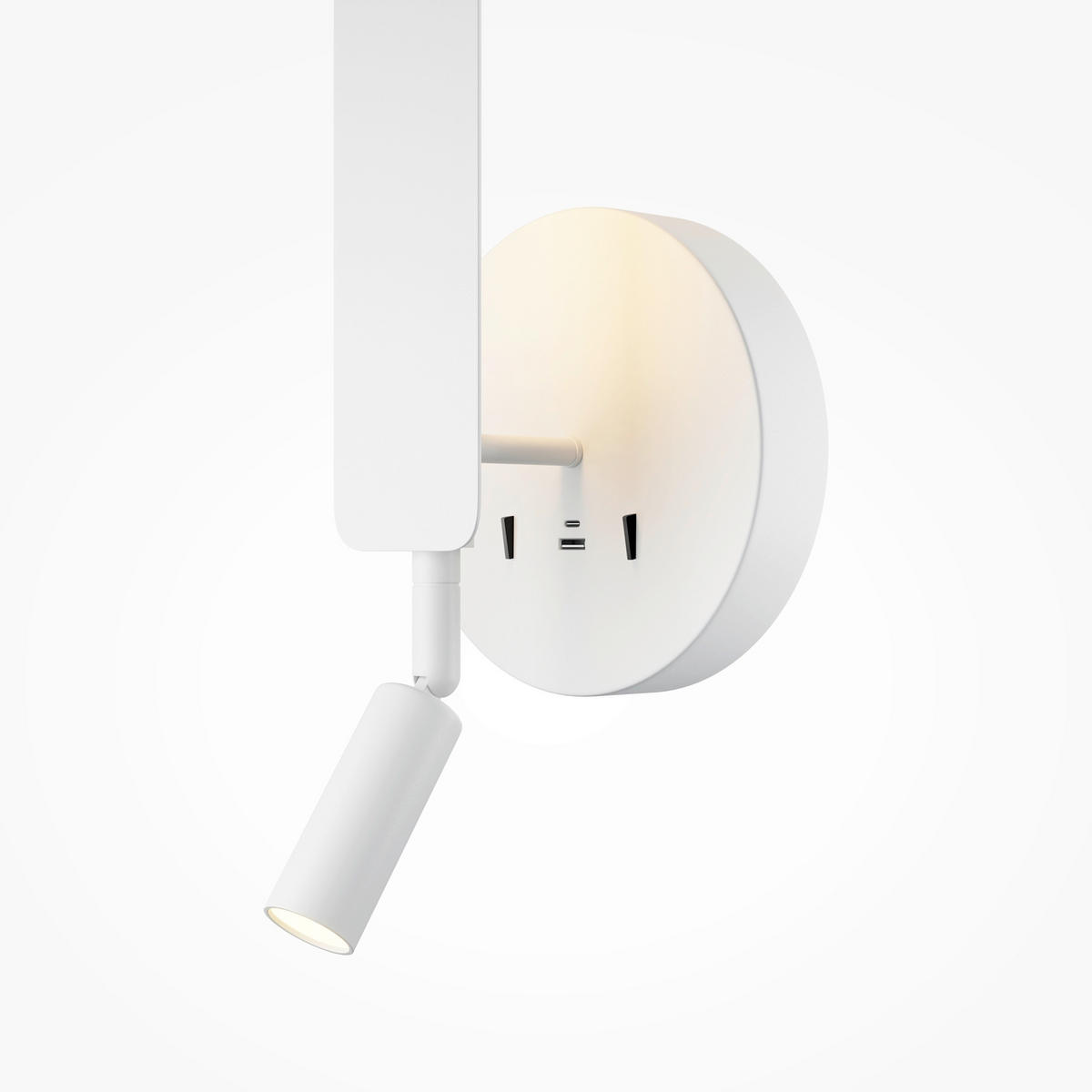 WANDLEUCHTE - Weiss, Design, Metall (15/51.6/9.6cm) - MAYTONI