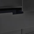 SIDEBOARD in 136/79/40 cm - Anthrazit/Schwarz, Design, Holzwerkstoff/Metall (136/79/40cm) - Novel