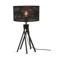 TISCHLEUCHTE GOOD&MOJO  32/56/32 cm   - Schwarz, Trend (32/56/32cm) - Good & Mojo