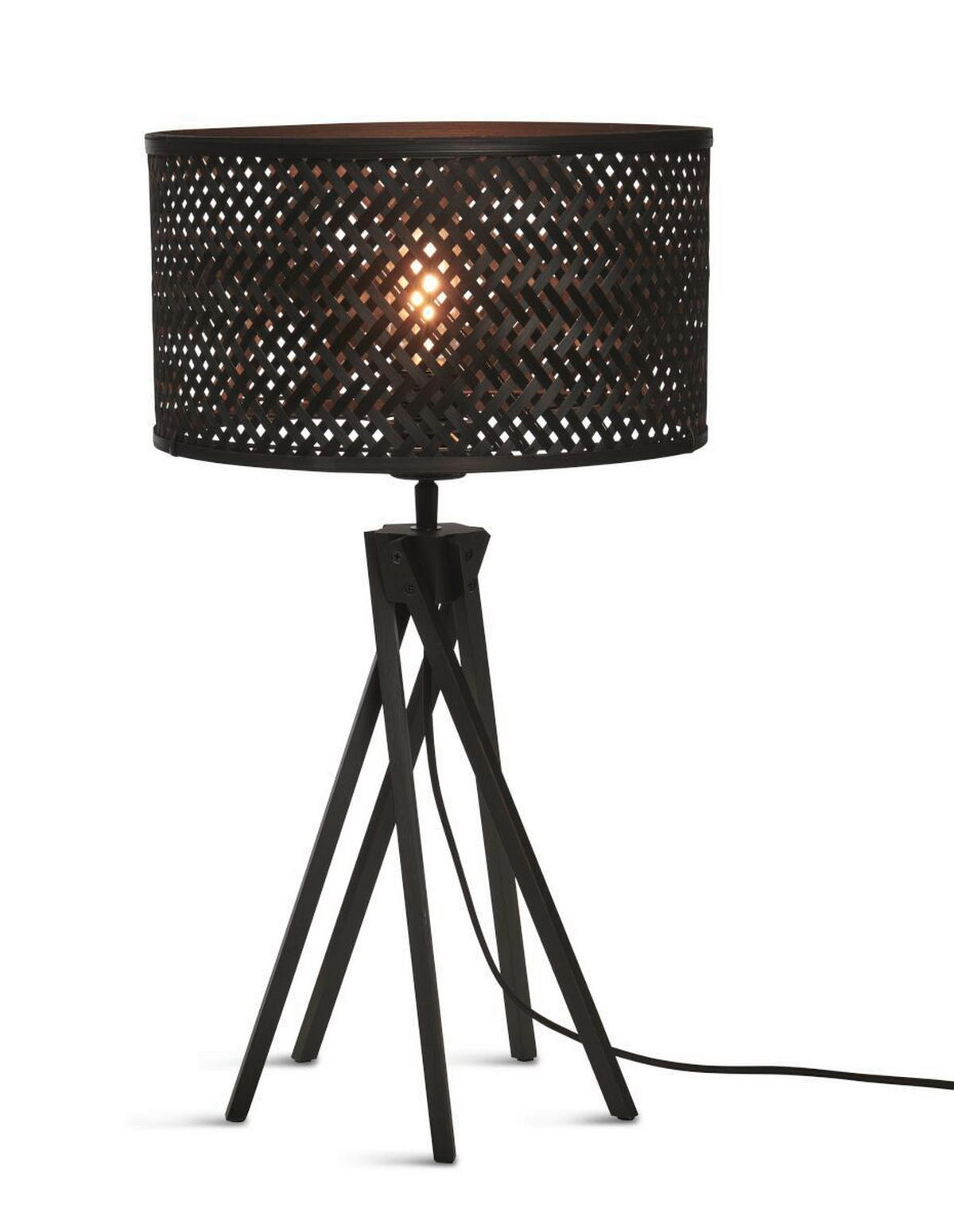 TISCHLEUCHTE GOOD&MOJO  32/56/32 cm   - Schwarz, Trend (32/56/32cm) - Good & Mojo