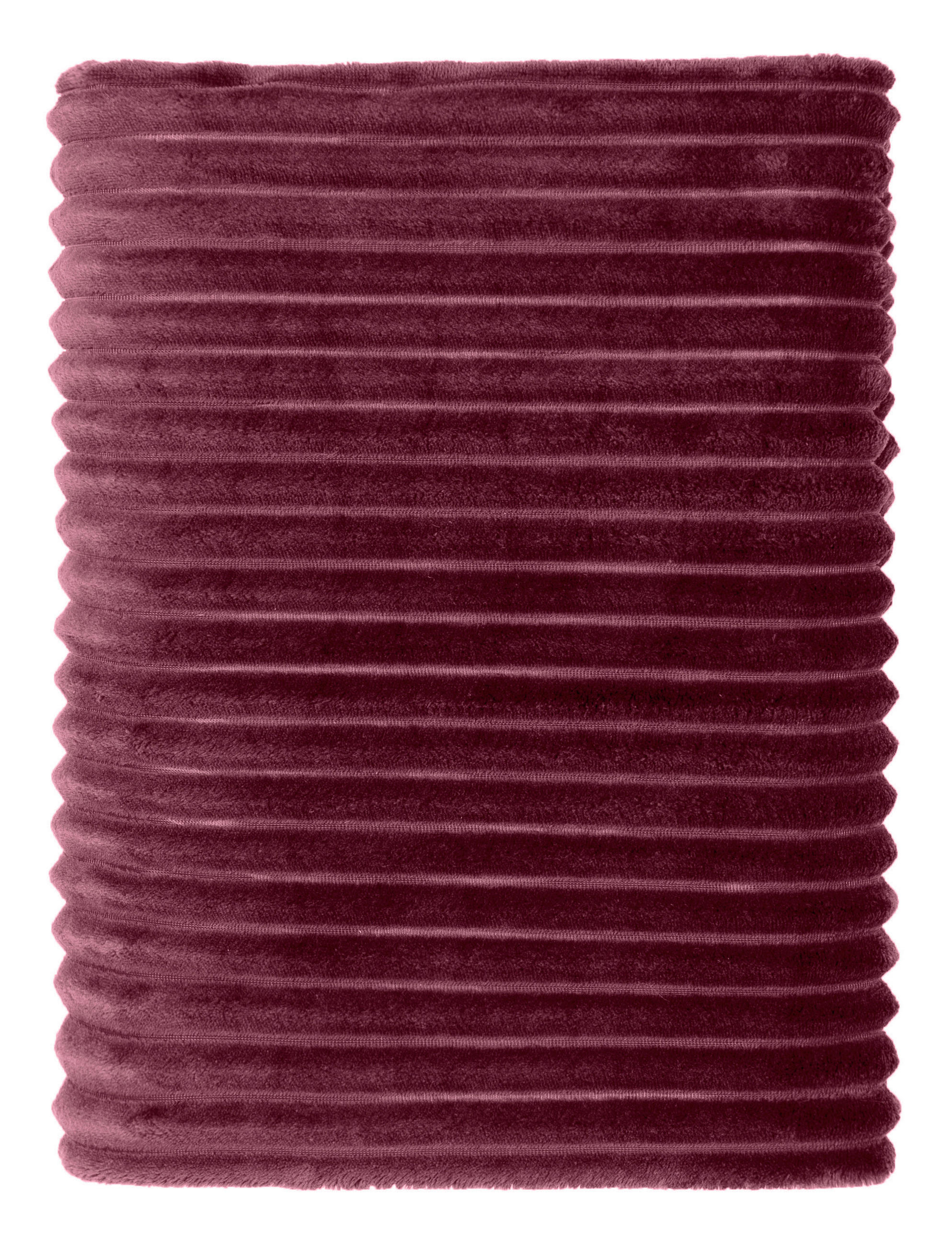 Pătură Pufoasă 130/170 cm  - bordo, Basics, textil (130/170cm) - MISTRAL