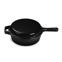 SADA HRNCŮ, 2dílné - černá, Basics, kov (26,5cm) - Echtwerk