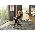 RELAXSESSEL in Leder Greige  - Greige/Schwarz, Design, Leder/Metall (76/110/86cm) - Dieter Knoll