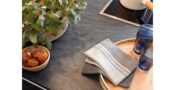 EINBAUKÜCHE - Eichefarben/Grau, Design, Holzwerkstoff - Dieter Knoll