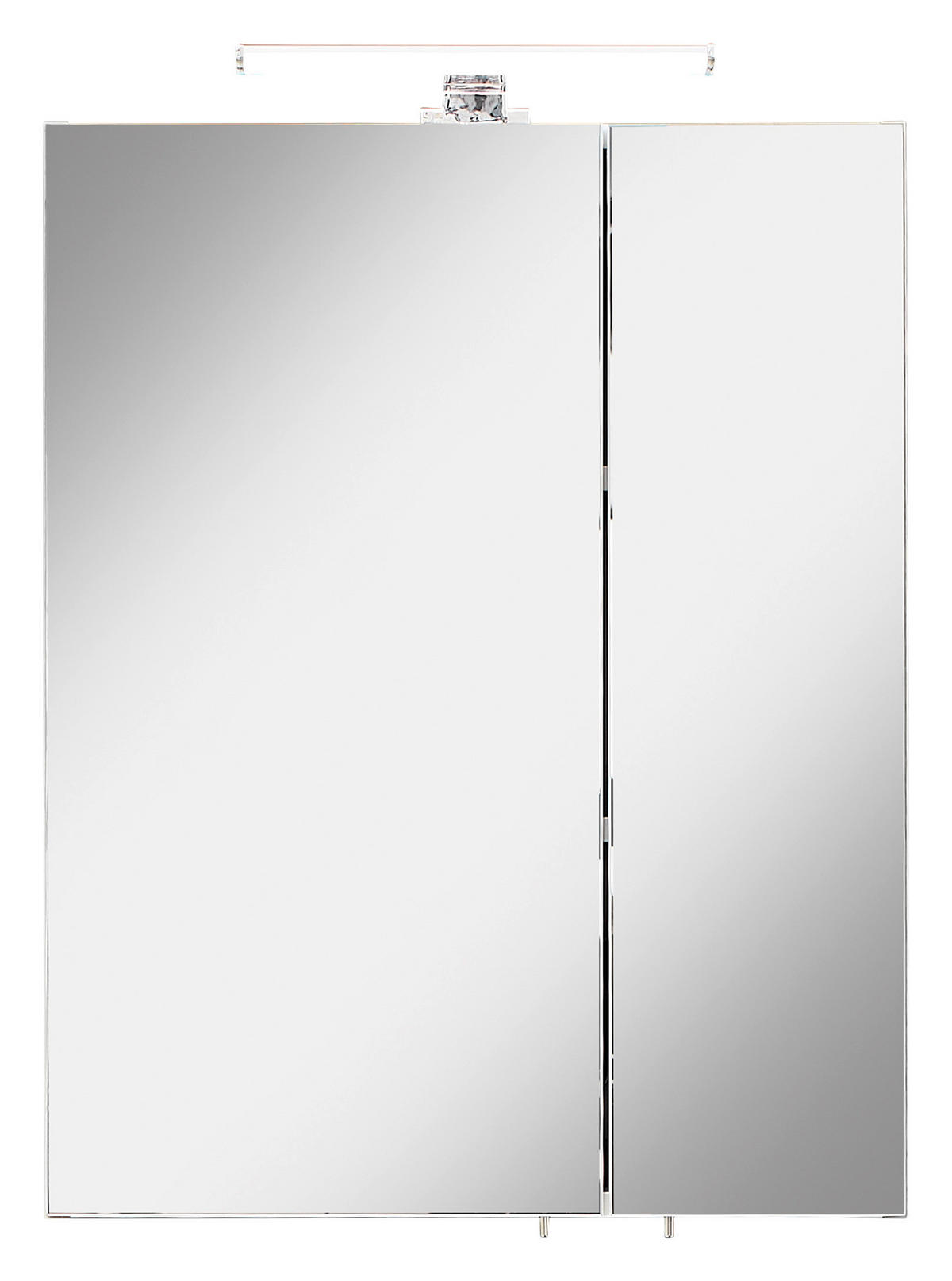 ZRKADLOVÁ SKRINKA, dub artisan, 55/70/20 cm - chrómová/dub artisan, Konventionell, kov/kompozitné drevo (55/70/20cm) - Xora