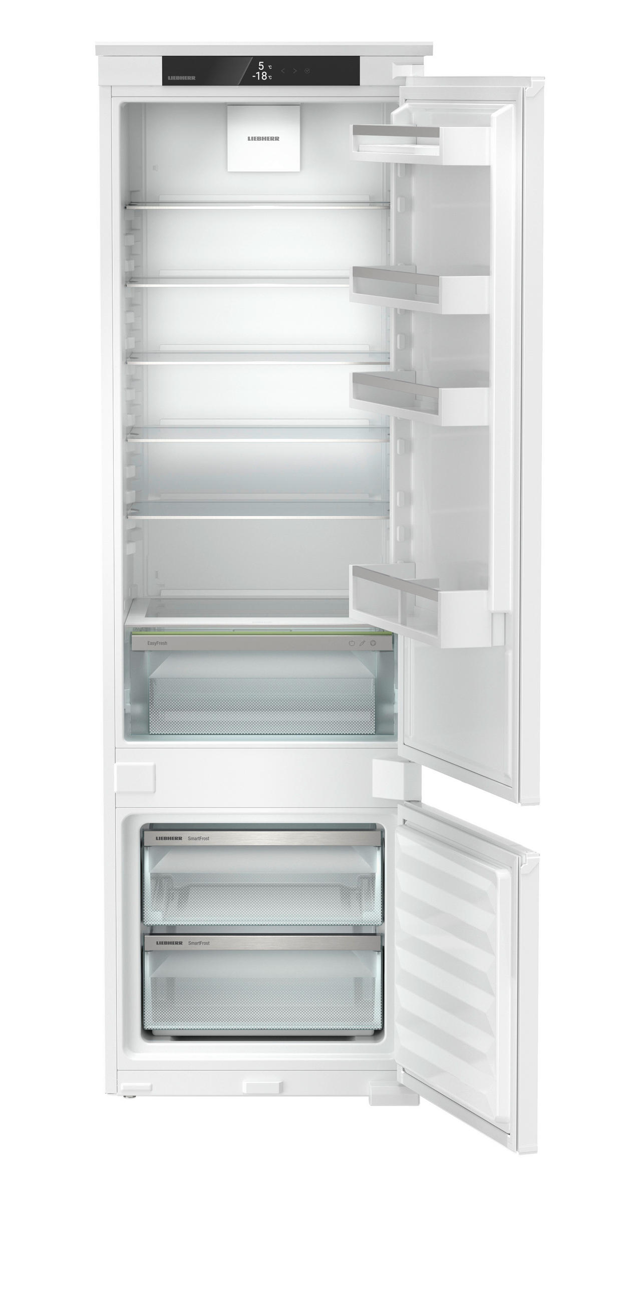 KÜHL-GEFRIER-KOMBINATION ICSD5102  - Weiß, Basics, Metall (54,1/177/54,5cm) - Liebherr