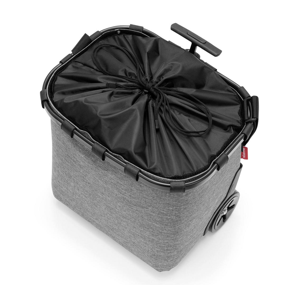 KOLICA ZA KUPOVINU   svijetlo plava, tamno plava  - tamno plava/crna, Basics, tekstil/metal (42/47,5/32cm) - Reisenthel