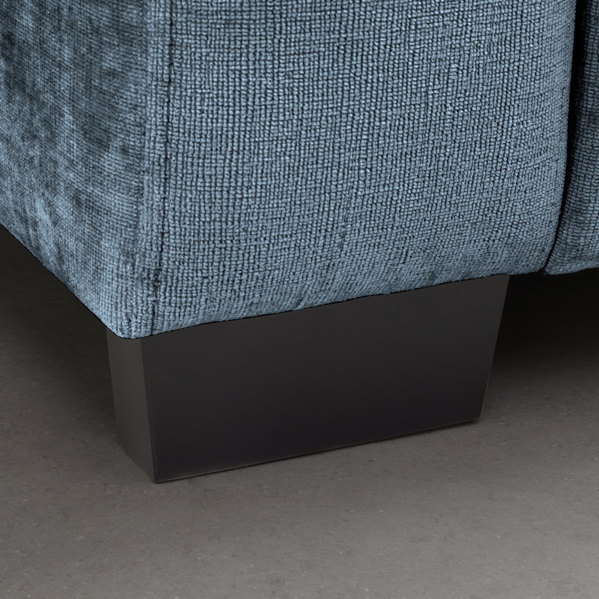 BIG SOFFA i petrol  - petrol/svart, Modern, trä (246/93/124cm) - MID.YOU