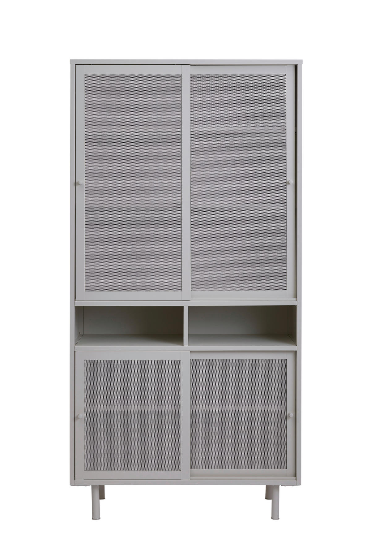 HIGHBOARD  in 90/180/40 cm  - Greige, Basics, Metall (90/180/40cm) - Boxxx