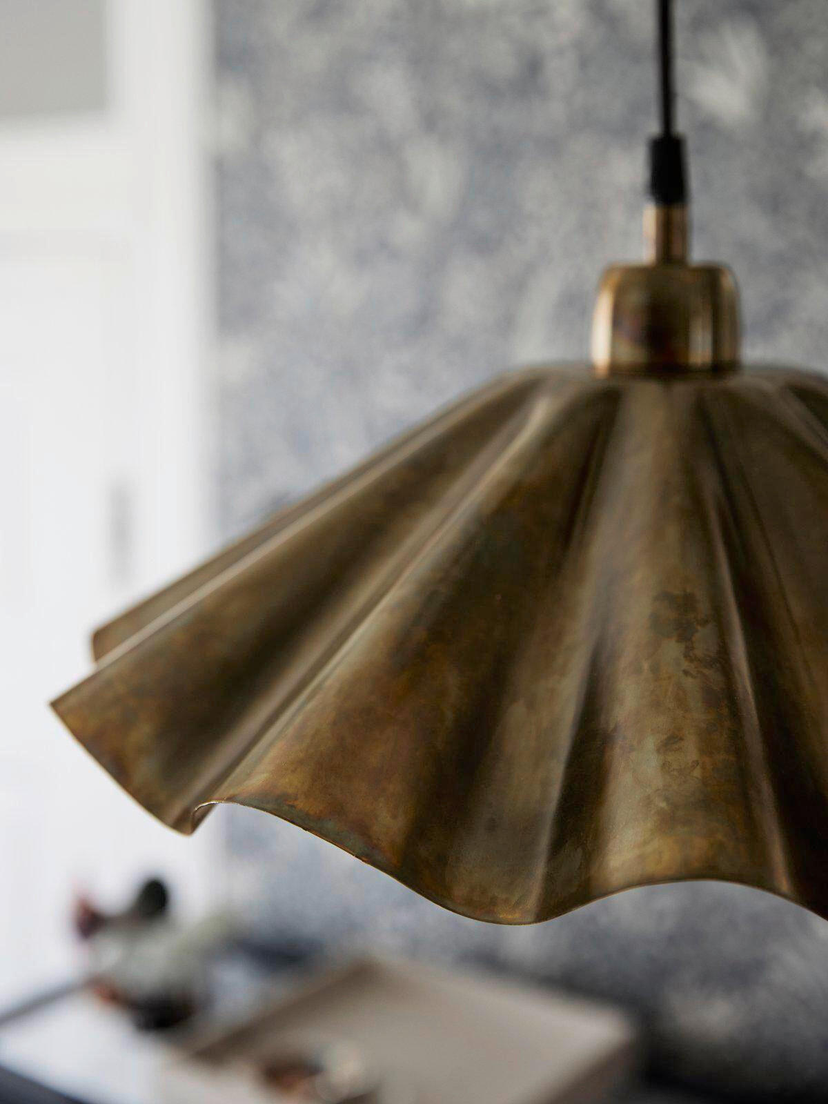 HÄNGELEUCHTE 34/43 cm  - Messingfarben, LIFESTYLE, Metall (34/43cm)