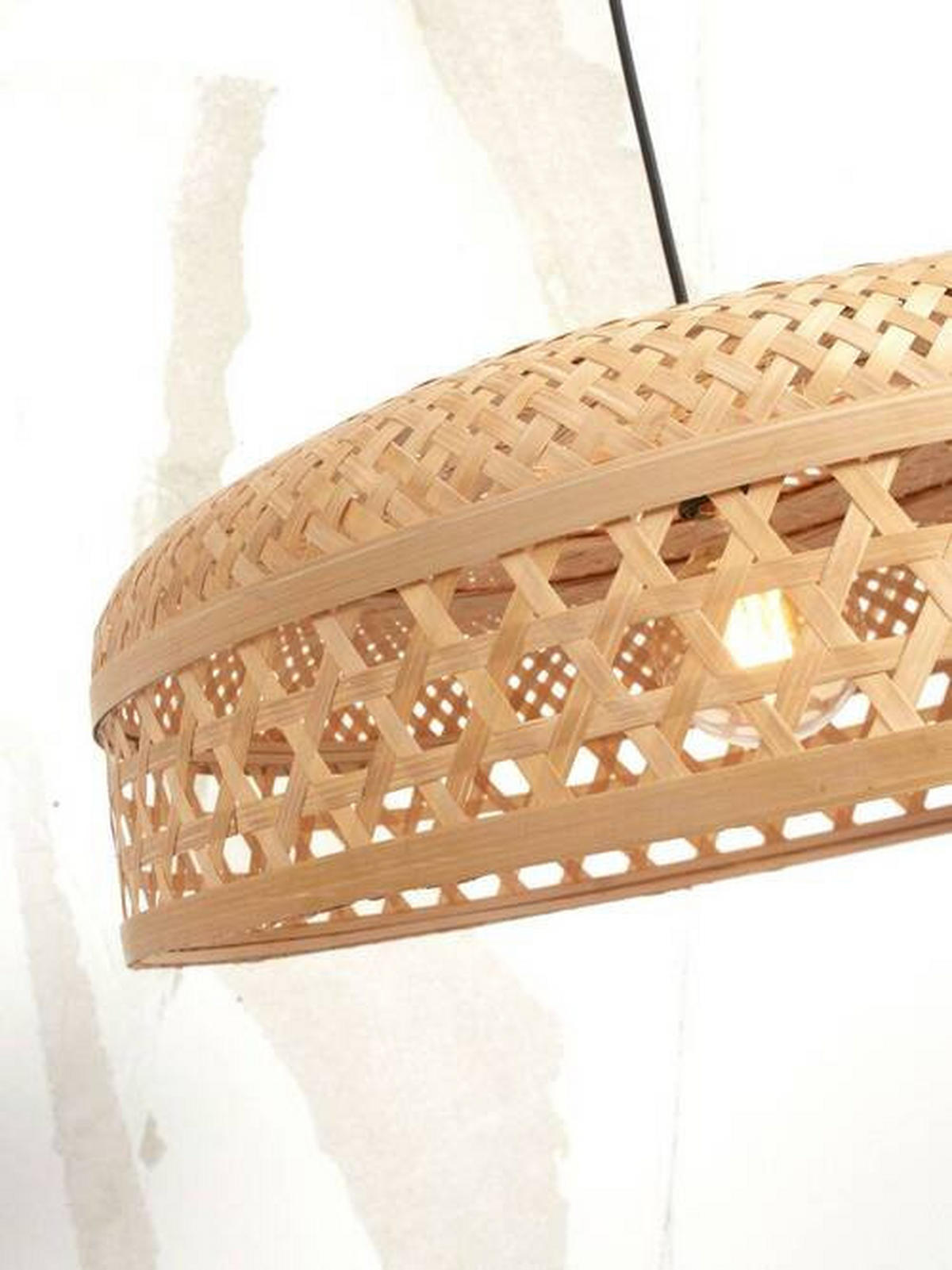 HÄNGELEUCHTE 60/18 cm  - Naturfarben, Trend, Naturmaterialien (60/18cm) - Good & Mojo