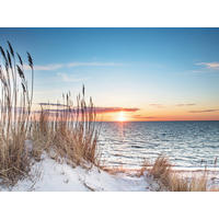 KEILRAHMENBILD Strand & Meer 60/80 cm  - Multicolor, Natur, Holz/Papier (60/80cm)