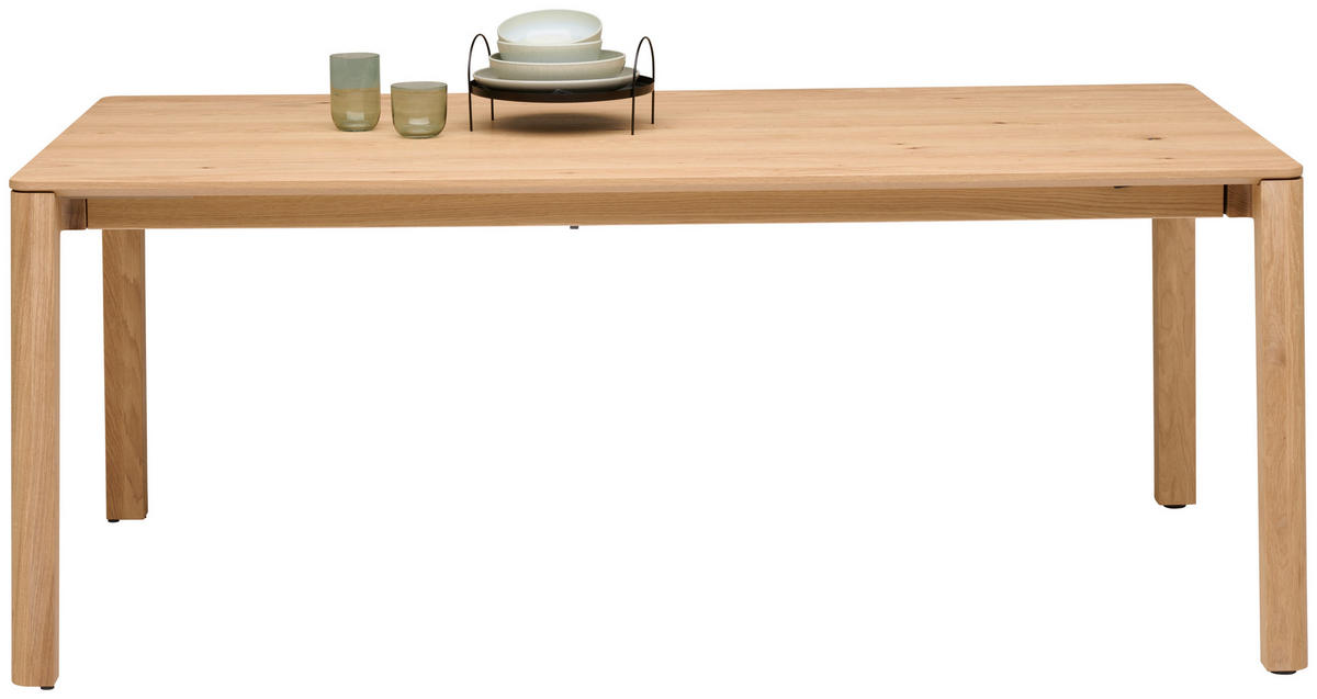 ESSTISCH 160/90/76 cm Echtholz  Holz in verschiedenen Größen erhältlich, in verschiedenen Holzarten erhältlich, Variantenauswahl rechteckig Wildeiche  - Wildeiche, Design, Holz (160/90/76cm) - Venjakob