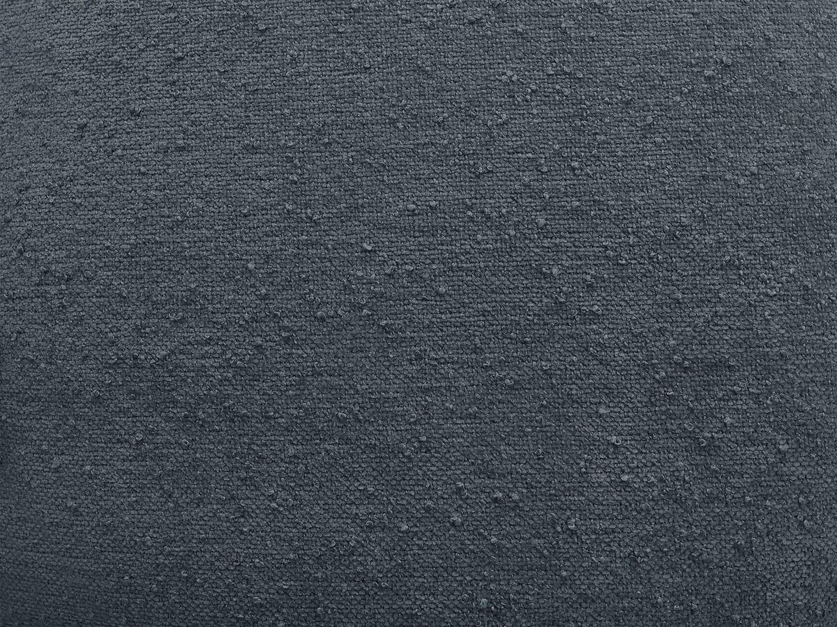 ECKSOFA Ottomane rechts  EVEREST Dunkelblau Struktur  - Schwarz/Dunkelblau, MODERN, Kunststoff/Textil (352/210cm)