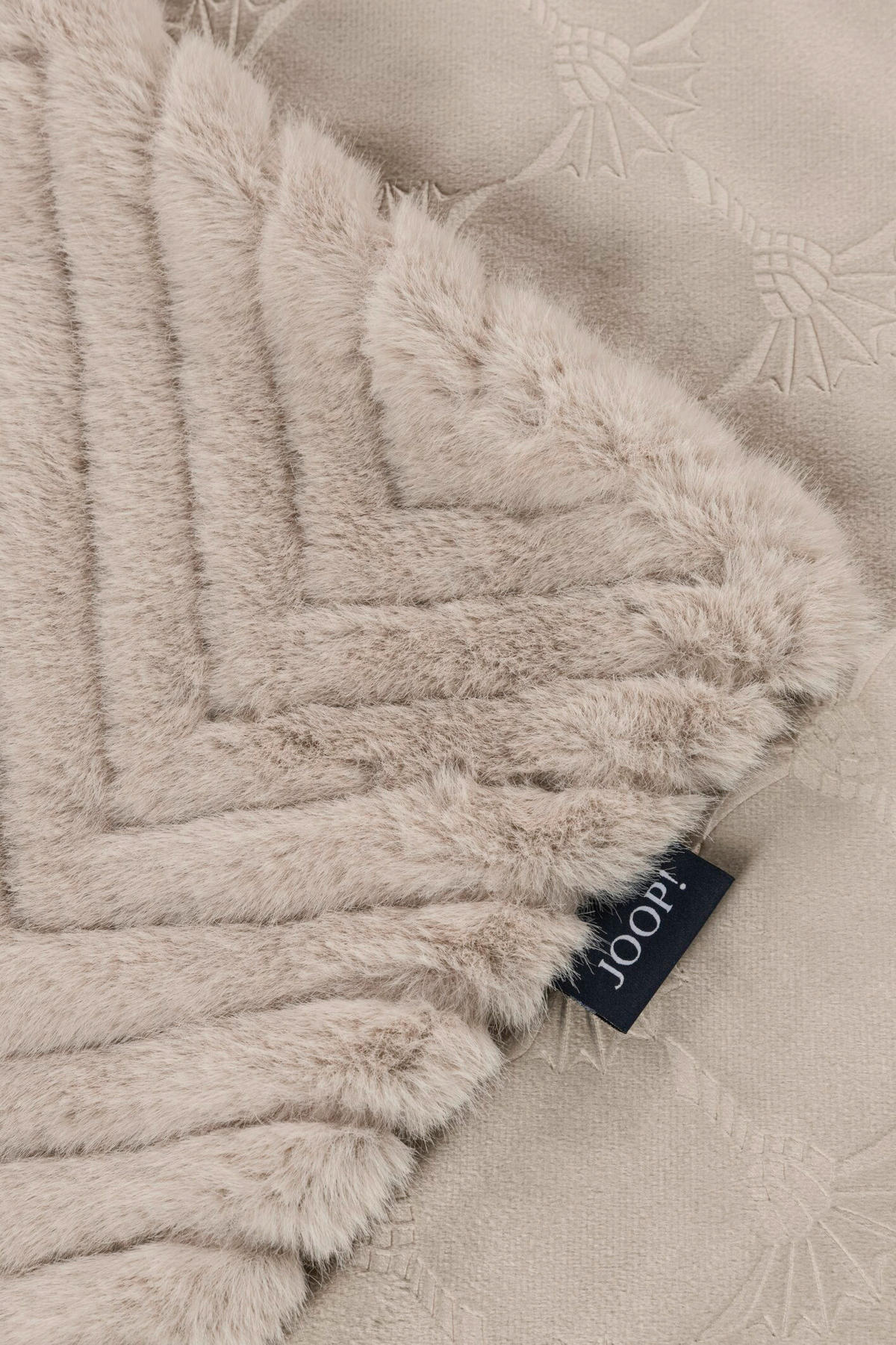 PLAID 130/200 cm  - Creme/Naturfarben, Trend, Textil (130/200cm) - Joop!