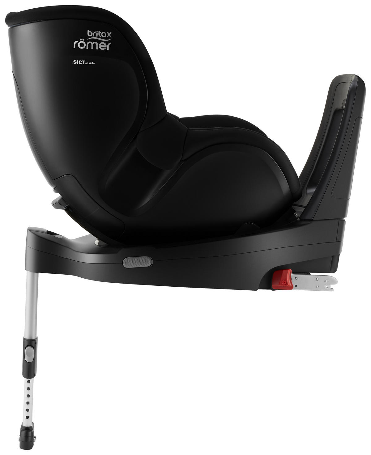 REBOARDER-KINDERSITZ DUALFIX PRO M  - Schwarz, Basics (44/48/74cm) - Britax Römer