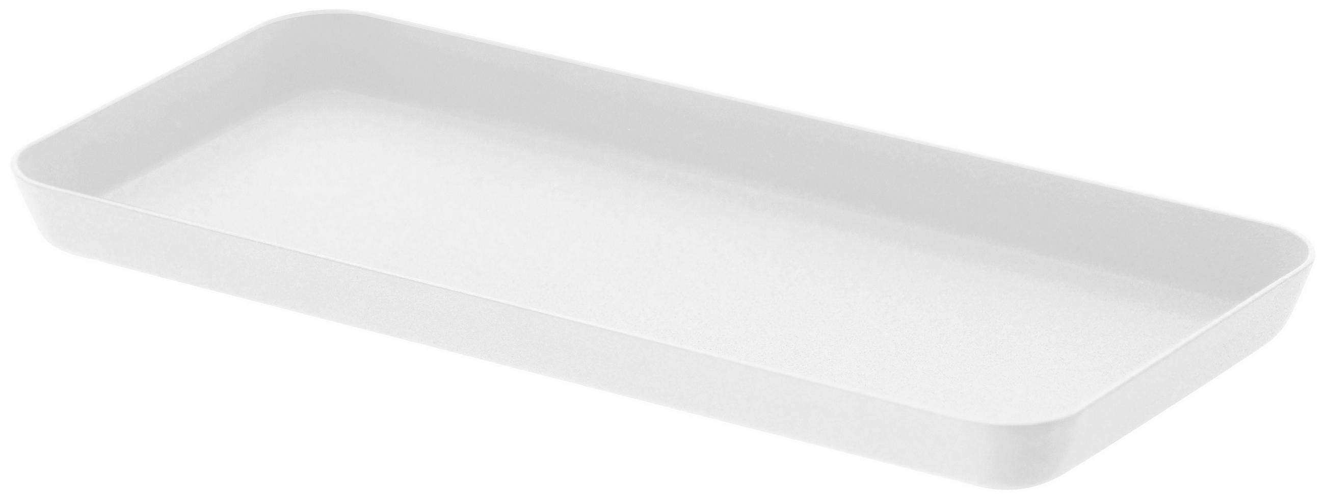 UNIVERSALABLAGE  - Weiss, Basics, Metall (22,2/10/1,5cm)