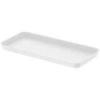 UNIVERSALABLAGE  - Weiss, Basics, Metall (22,2/10/1,5cm)