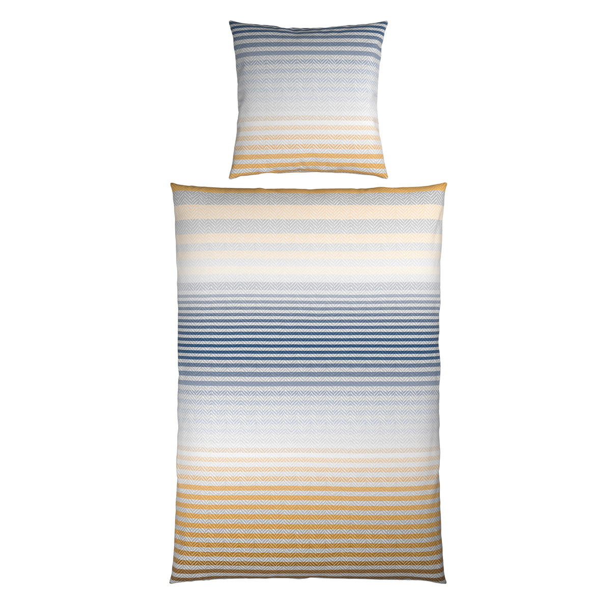 BETTWÄSCHE Flanell 135/200 cm  - Blau/Grün, Textil (135/200cm) - Novel