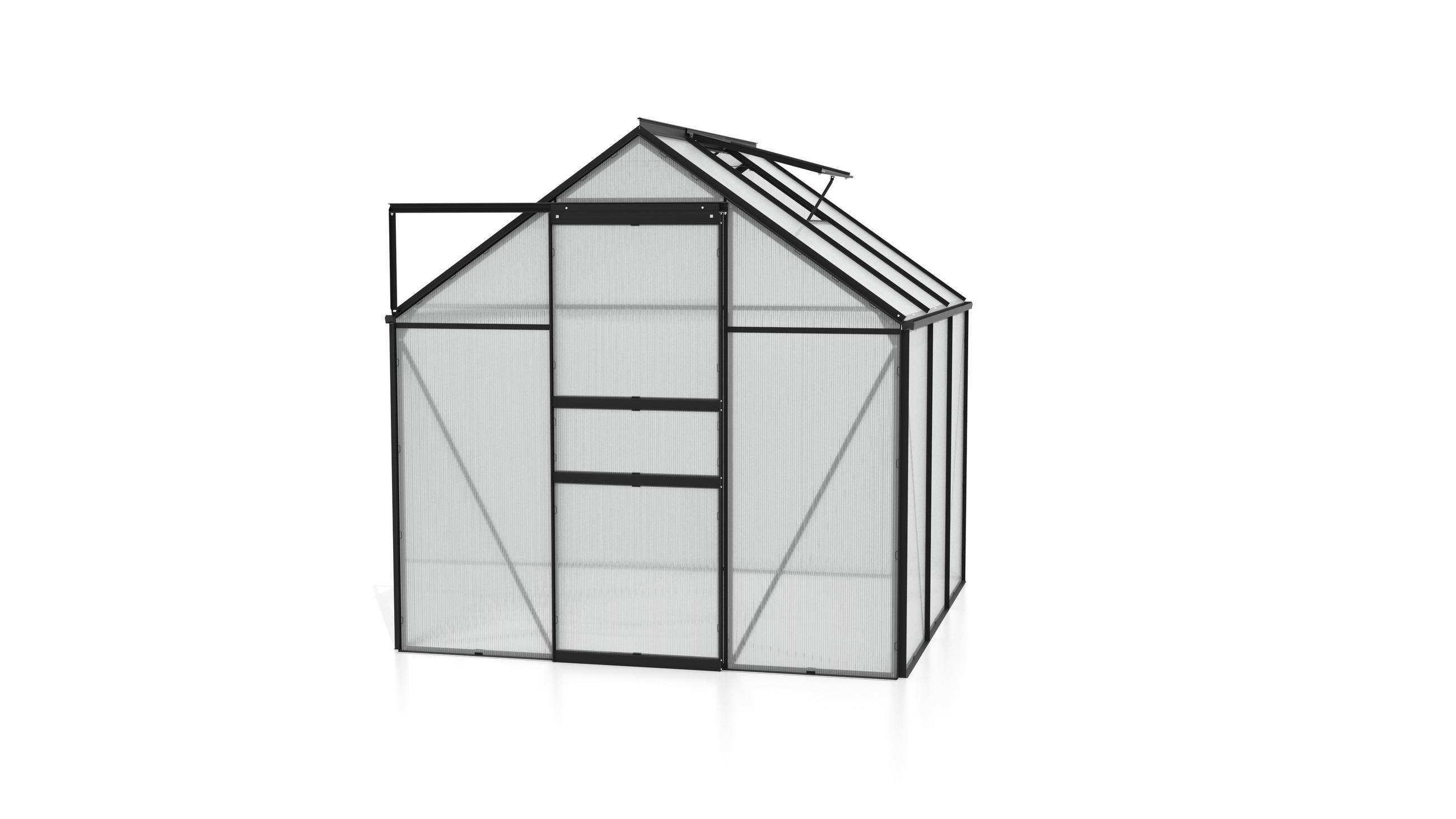 Gewächshausbausatz Comet 3800 3,8 M2 Metall/Kunststoff