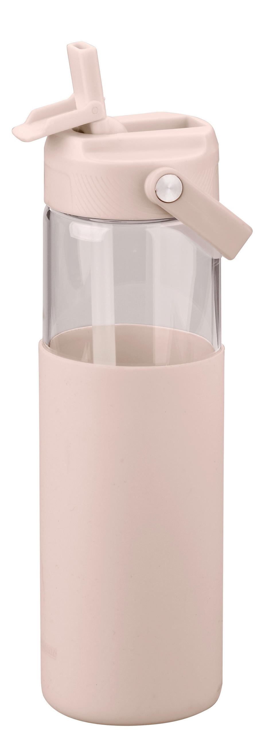 TRINKFLASCHE 0,660 l Pamela Reif  - Beige, Trend, Glas/Kunststoff (660ml) - Fackelmann