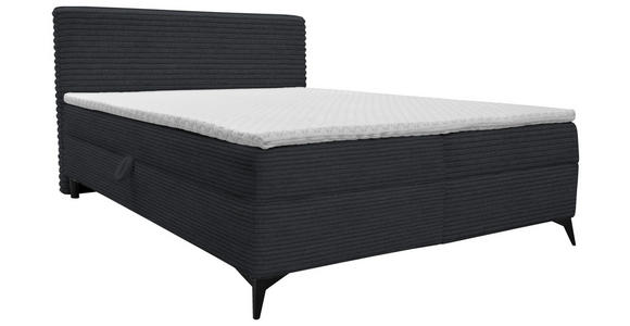 BOXBETT 180/200 cm in Schwarz - Schwarz, Design, Holz/Holzwerkstoff (180/200cm) - Xora
