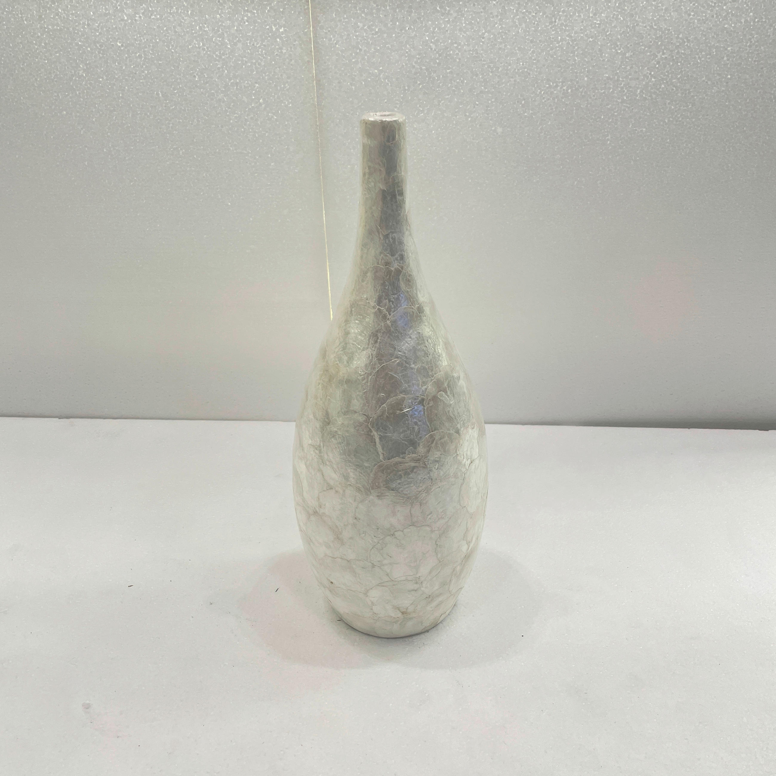 DEKOR VÁZA  - fehér, Basics, kerámia (20/20/50,5cm)