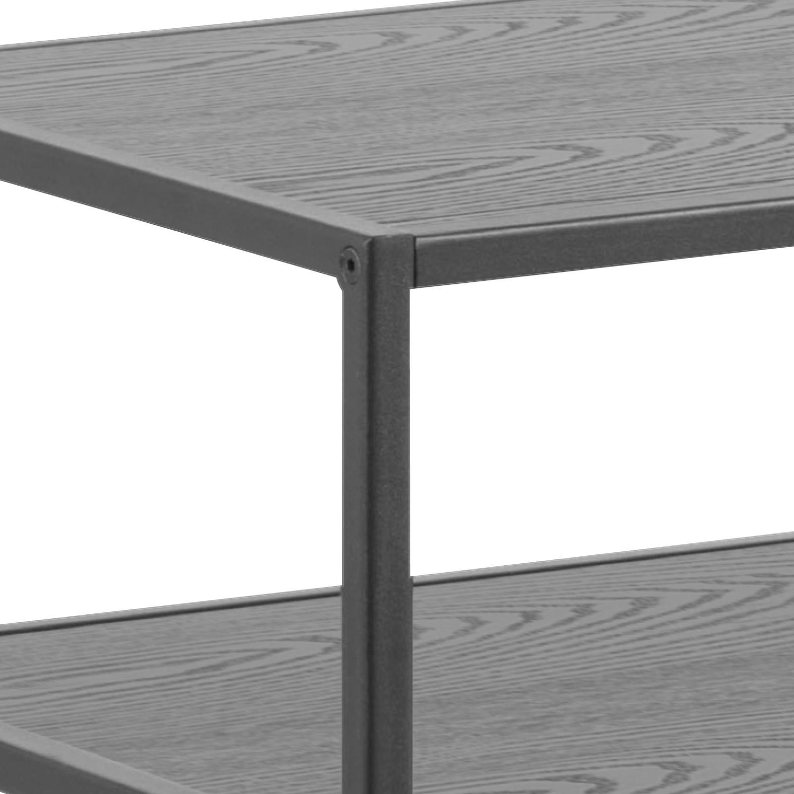 KONSOL i metall, trämaterial 100/35/79 cm    - svart, Trend, metall/trämaterial (100/35/79cm) - Best Price