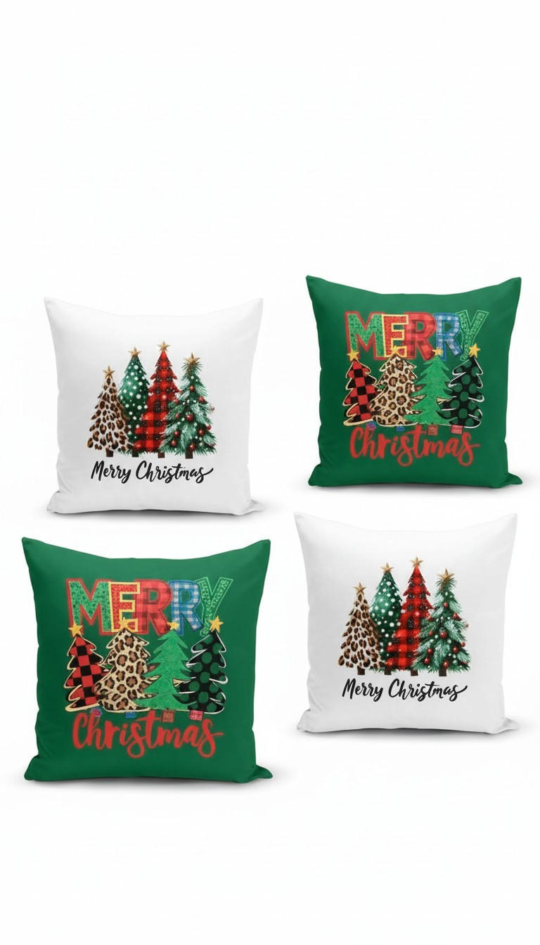 KISSENBEZUG-SET 43/43 cm  - Multicolor, Basics, Textil (43/43cm) - X-Mas