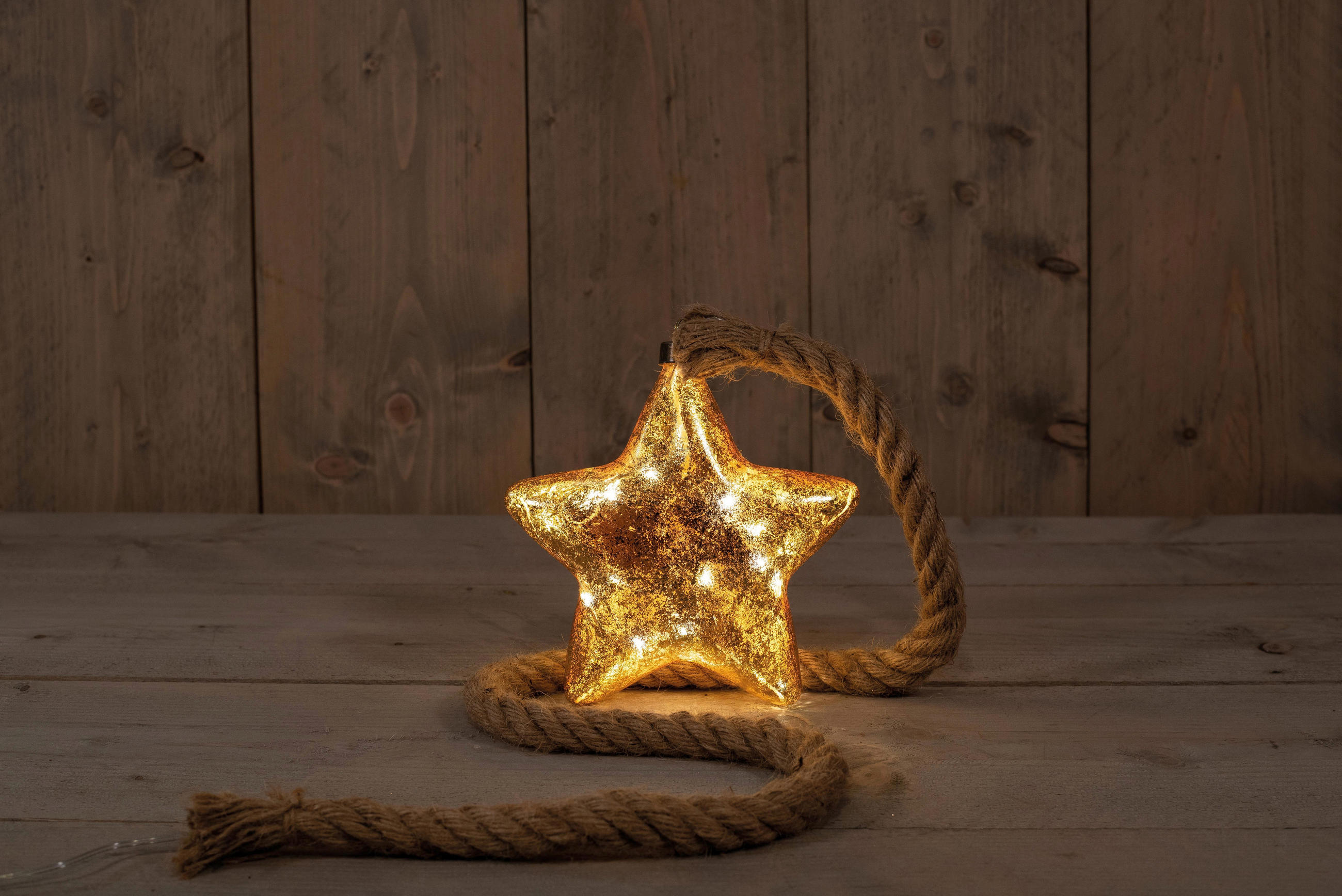 LED-DEKOLEUCHTE   - Goldfarben, KONVENTIONELL, Glas (19/19cm)