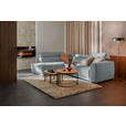 ECKSOFA in Struktur Grau  205/284 cm  - Schwarz/Grau, Design, Kunststoff/Textil (205/284cm) - Xora