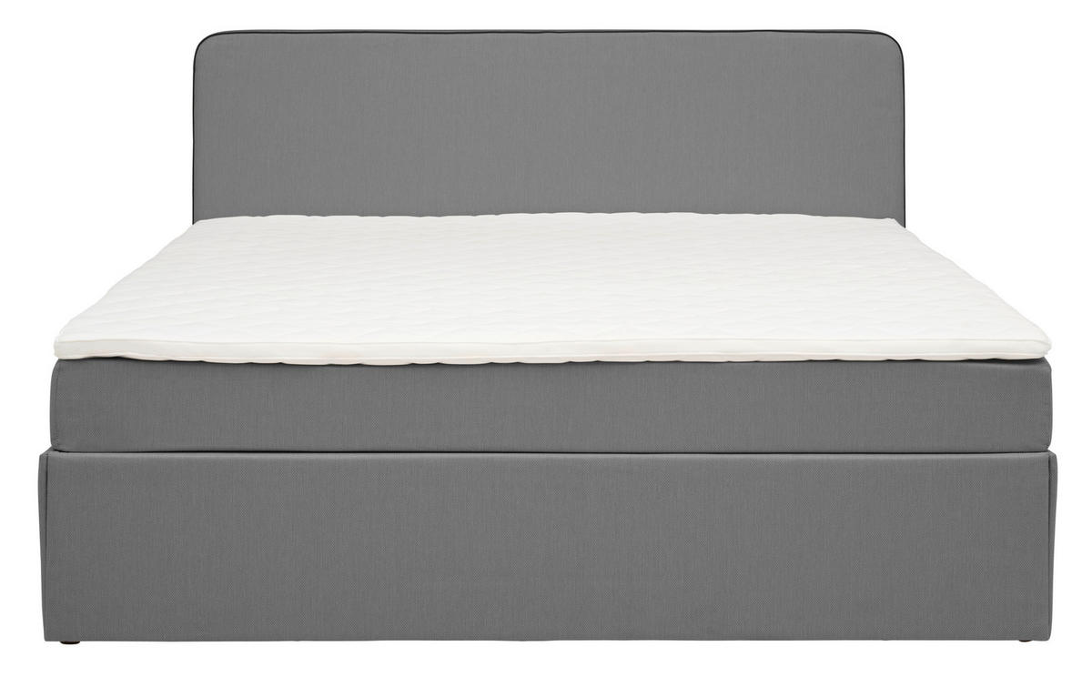 BOXBETT 180/200 cm  in Grau  - Grau, KONVENTIONELL, Holz (180/200cm) - P & B